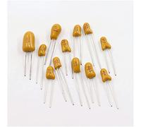 Kit condensatore 10PCS Condensatore al tantalio DIP 16V 25V 35V 50V 0.1UF 1uf 2.2UF 4.7UF 10UF 22UF 33UF 47UF 100UF 104 224 474 105 225 106 226 476 107 condensatori 5 V 0,1 Circuiti di controllo (Siz
