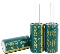 Kit condensatore 20 pz/lotto 16V 22000UF 18 * 35mm ad alta Frequenza Bassa impedenza Condensatore elettrolitico In Alluminio 22000uf 16v condensatori Circuiti di controllo