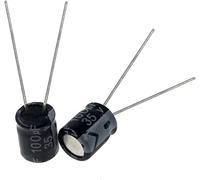 Kit condensatore 35V 22mF 47mF 100mF 220mF 330mF 470mF 680mF 1000mF 1500mF 2200mF 3300mF 4700mF 6800mF 10000mF Condensatore elettrolitico Elementi di accumulo di energia (Size : 10PCS 220UF 35V)