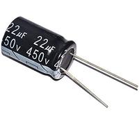 Kit condensatore 50pcs 450V 22UF condensatore elettrolitico 22UF 450V 13 * 20mm 13MM * 20MM condensatori Circuiti di controllo