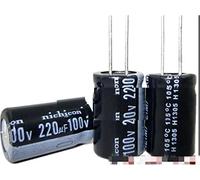 Kit condensatori 50 pezzi Condensatore 100 v220uf 220 uf100v Condensatore elettrolitico in alluminio plug-in Specifica: 13 * 21 condensatori Componente