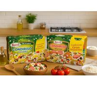 Kit Condimento per Insalate di Riso - 3 Vasetti Leggeri da 300g + 3 Vasetti con Wurstel da 285g - Ideale per Buffet, Ristorazione, B&B, Mense, Pranzo Veloce