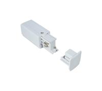 Kit Connettore di Alimentazione SX e Tappo Terminale Trifase Bianco