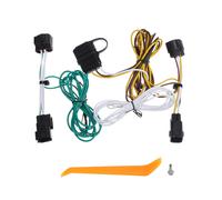 Kit Connettore Elettrico per Rimorchio, per Jeep Wrangler 1998-2006 Nero, 1 Set