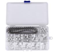 Kit Connettore Jst-Xh da 460 Pezzi da 2,54 Mm con Connettore Femmina da 2,54 Mm e Spina Adattatore per Connettore Alloggiamento 2/3/4/5/6 Pin