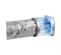 Kit connettore per sfiato asciugatrice con connettore magnetico, guarnizione in schiuma EVA resistente alle perdite, tubo flessibile in alluminio che supporta offset e hardware per una facile