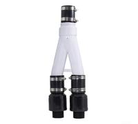 Kit connettore pompa doppio a forma di Y per prese pompa di pozzetto da 1,5 pollici con valvole di ritegno integrate PVC resistente alla corrosione per la prevenzione delle inondazioni nel