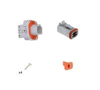 Kit connettore serie DT13 femmina 4 vie da C.S. G003
