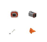 Kit connettore serie DT13 femmina 6 vie da C.S. G003