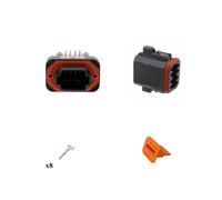 Kit connettore serie DT13 femmina 8 vie da C.S. Nero G003