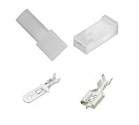 Kit Connettore Series 250 Faston 6,3 Maschio Femmina 1 Via