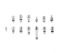 Kit connettore spurgo freno idraulico per biciclette Set in lega di alluminio da 13 pezzi con viti serie M5, M6 e D, adatto per servizio idraulico del liquido dei freni