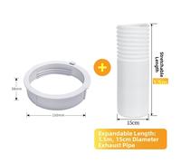 Kit Connettore Tubo Scarico Diametro Max 15cm per Modelli AC Portatile per MIDEA