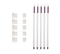 Kit Connettori foro Laterale e Tappi per Neon FLEX 10x10