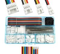 Kit connettori JST PH 2.0 Basetta pin e cavo a nastro Passo 2,0 mm JST PH - Alloggiamento femmina pin maschio 2/3/4/5/6/7/8
