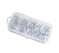 Kit Connettori Manicotti a Crimpare in Alluminio Tubi da Pesca di per Leader di Filo da Traina (200PCS)