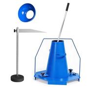 Kit cono per test di crollo del calcestruzzo con asta di pressatura, righello di misura, piastra di base, strumenti essenziali per il rilevamento della fluidità del calcestruzzo e il test di coerenza