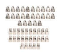 Kit consumabili per torcia per taglio al plasma - Set di ugelli ed elettrodi in rame da 50 pezzi con apertura da 1,5 mm - Adatto per piastre metalliche di spessore da 12 mm a 20