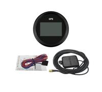 Kit contachilometri digitale GPS da 52 mm e 2 pollici for auto, barca, moto, calibro rotondo di ricambio for(BS)