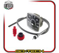 KIT CONTACHILOMETRI VESPA 50 SPECIAL TACHIMETRO 80 KMH COMPLETO CAVO INGRANAGGI