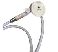 Kit contenitore doccetta con tubo 4 metri bianco