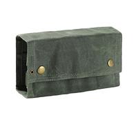 Kit contenitori TravelSpice, Borsa portatile per spezie da viaggio con 9 tasche, Kit CampingSpice Borsa pieghevole per riporre condimenti in tela Organizzatore Portabottiglie per (Da Green)