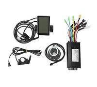 Kit controller di ciclo elettrico 24V 36V 48V 26A | Controller del motore senza spazzole a 3 modalità Sine Sine con display e acceleratore del pollice | Conversione fai -da -te