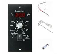 Kit controller digitale, pannello di controllo della temperatura di ricambio, con sonda di temperatura, sonda per carne, accensione a caldo, per griglie a pellet Traeger (eccetto PTG)