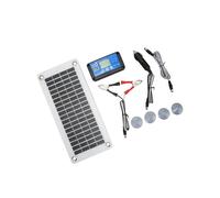 Kit Controller Impermeabile Pannello Solare Monopolicristallino con Cavo di Collegamento Kit Batteria di Protezione Ricarica 12V24V