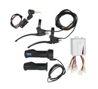 Kit controller motore a spazzole 24V 500W con serratura elettrica Maniglia del freno Maniglia acceleratore universale Kit di conversione bici elettrica Fai da te facile