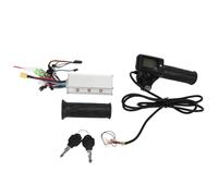 Kit Controller Scooter Elettrico da 500 W, Kit Pannello Acceleratore in Lega di Alluminio ABS per Conversione Scooter Bici Elettrica