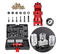KIT CONVERSIONE DA TRAPANO A RIVETTATRICE INSERTI RIVETTI FILETTATI M3-M10 07445