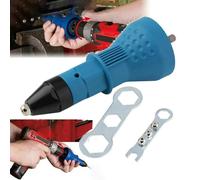 Kit conversione da trapano avvitatore a rivettatrice testine da 2.4 3.2 4.0 4.8