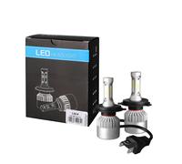 KIT 2 LAMPADINE H4 P43T LED VENTILATO 80W 10000 LUMEN 6500K PER MOTO AUTO