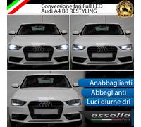 KIT CONVERSIONE FARI ANTERIORI FULL LED AUDI A4 B8 RESTYLING CANBUS 6000K XENON