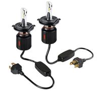 KIT CONVERSIONE FARO ALOGENO A LED H4 20W LAMPA SENZA VENTOLA 30000 ORE 2 PZ