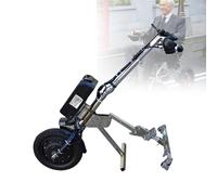 Kit Conversione per Attacco per Sedia Rotelle Elettrica con Luce Anteriore E Altoparlante, Attacco per Sedia Rotelle Elettrica Fai Te 500W, Carrello Elettrico con Regolazione 3 Velocità,A