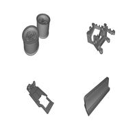 Kit Conversione Slot Car per Ford GT40 FUJIMI 1/24 - Parti Stampate 3D