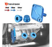 Kit Coperchio/Connettore Termostato Olio Motore BEVINSEE per BMW N54 N55 S55 E90 E92 E93 E91 E60 E82 F10 F30 F20 X3 F25 E84 X1 M3/4