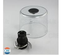 Kit Coperchio + Lama Coltello Originale Robot Tritatutto F6102 CH3000 IMETEC