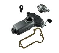 Kit Coperchio Punterie con Alzavalvola Completo - Compatibile Motore Lombardini LDA 100, 4LD 640, LDA 640, 4LD 820, LDA 820, LDA 96 e LDA97 - Tappo Sfiato Olio - Tappo Starter - Guarnizione