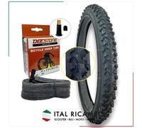 KIT COPERTONE BICI E CAMERA D'ARIA 20 x 1.90 47 406 MTB VALVOLA AMERICA DEESTONE