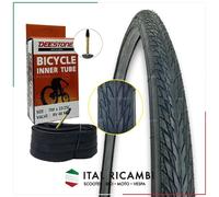 KIT COPERTONE CORSA E CAMERA D'ARIA 700 X 25 25 622 VALVOLA PRESTA 48mm DEESTONE