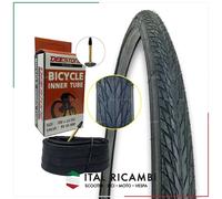 KIT COPERTONE CORSA E CAMERA D'ARIA 700 X 25 25 622 VALVOLA PRESTA 60mm DEESTONE