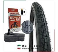 KIT COPERTONE E CAMERA D'ARIA BICI 28 700 X 35 37 622 28 X 1 5/8 1 3/8 AMERICA D