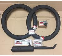 Kit copertoni 2X17 Marmitta Giannelli Carburatore SHA 12.10 Piaggio Ciao