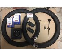 KIT Copertoni 2x17 Tappo Rubinetto benzina porta targa pedali PIAGGIO CIAO