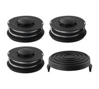 Kit copertura cappuccio bobine di ricambio e testina trimmer per GC-ET | Per tagliaerba elettrico GC-ET 4530 3405685 con filo in nylon da 1,4 mm