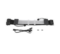 Kit Copertura Cavi di Prolunga, Trasmissione del Segnale Non Distruttiva Cavi PSU RGB Strisce LED, Kit Cavi di Prolunga di Alimentazione Antiossidante, per Case del Computer