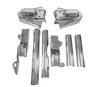 Kit coperture per braccio oscillante in metallo cromato con coperture per asse Phantom per